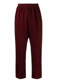 Forte Forte Pantaloni con vita elasticizzata - Rosso