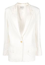 Forte Forte Blazer monopetto - Bianco