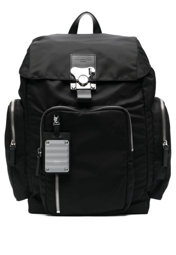 FPM Milano buckle-fastening backpack - Nero