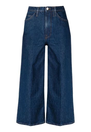 FRAME Jeans a gamba ampia crop - Blu