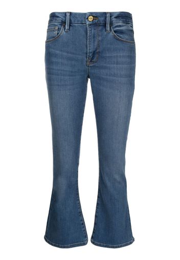 FRAME Jeans svasati a vita bassa - Blu