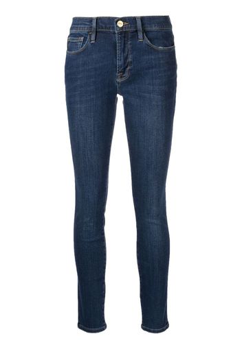 FRAME Jeans skinny a vita alta - Blu