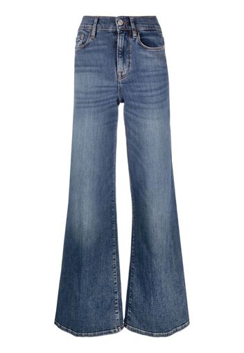 FRAME high-rise flared jeans - Blu