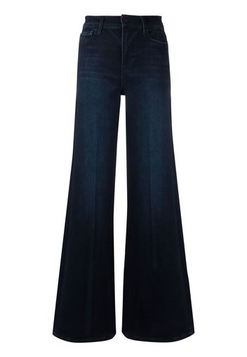 FRAME high-rise flared jeans - Blu