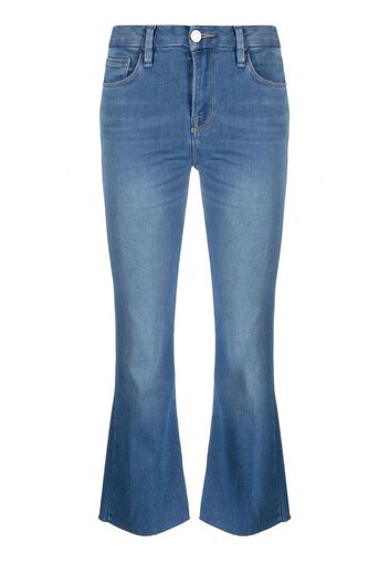 FRAME Le Crop Mini Boot cropped jeans - Blu