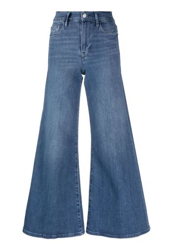 FRAME Jeans Le Palazzo Crop svasati - Blu