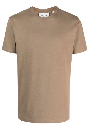 FRAME round-neck short-sleeve T-shirt - Toni neutri