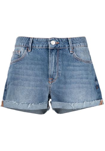 FRAME Le Grand Garcon denim shorts - Blu