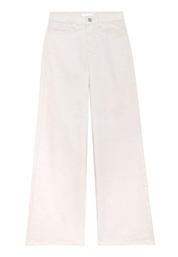 FRAME Pantaloni a palazzo Le Slim - Bianco