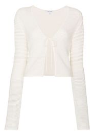 FRAME Ryn crochet tie-fastening cardigan - Toni neutri