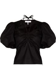 FRAME puff-sleeve blouse - Nero