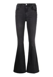 FRAME Le High mid-rise flared jeans - Nero