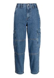 FRAME Jeans dritti a vita alta - Blu