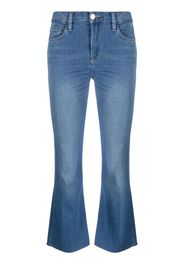 FRAME Le Crop Mini Boot cropped jeans - Blu