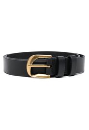 FRAME twist-buckle leather belt - Nero