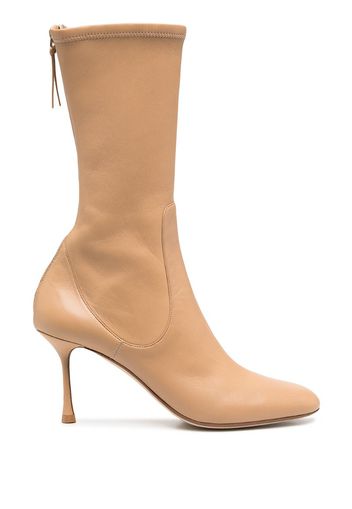 rear-zip ankle boots