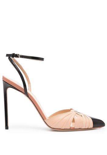 Francesco Russo ankle-strap leather pump - Toni neutri