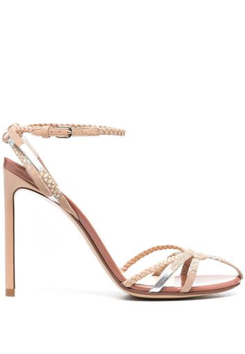 Francesco Russo strappy leather sandals - Toni neutri