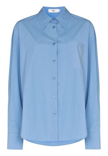 Frankie Shop Lui oversized shirt Women - Blu