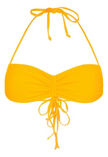 Ruby ruched bandeau bikini top