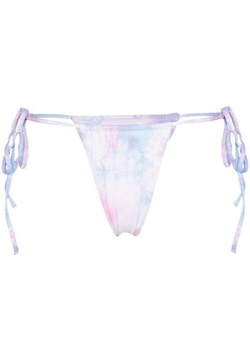 Slip bikini Tasha con fantasia tie dye