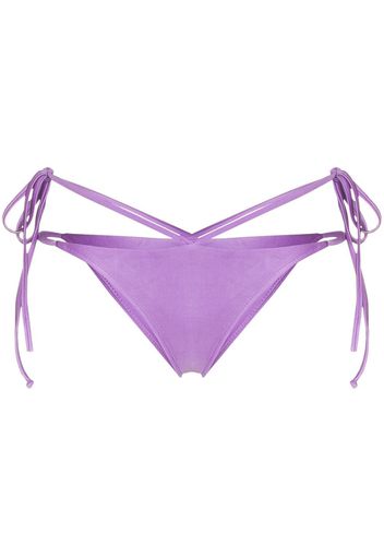 Frankies Bikinis FRANKIES B HALO SATIN BKN BTM - Viola