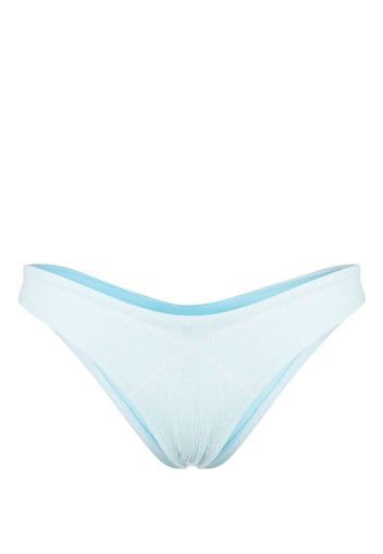 Frankies Bikinis Enzo Crinkle bikini bottoms - Blu