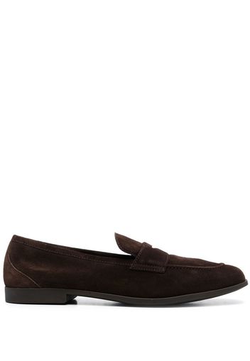 Fratelli Rossetti slip-on suede penny loafers - Marrone