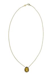 Collana con pendente in oro 18kt e citrino