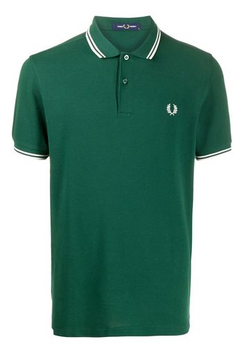 logo embroidered polo shirt