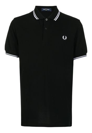 FRED PERRY Polo con ricamo - Nero