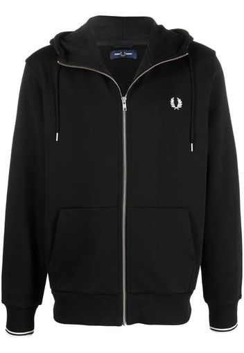 FRED PERRY Felpa con cappuccio - Nero