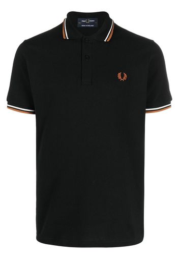 Fred Perry twin-tipped short-sleeve polo shirt - Nero