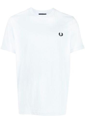 Fred Perry Ringer logo-embroidered T-shirt - Blu