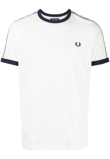 Fred Perry embroidered-logo crew-neck T-shirt - Bianco