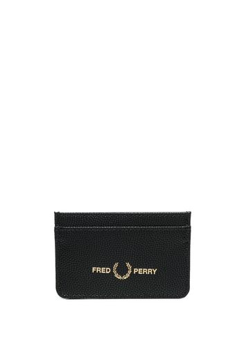 Fred Perry logo-print cardholder - Nero