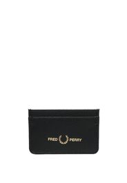 Fred Perry logo-print cardholder - Nero