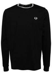 Fred Perry T-shirt a maniche lunghe - Nero