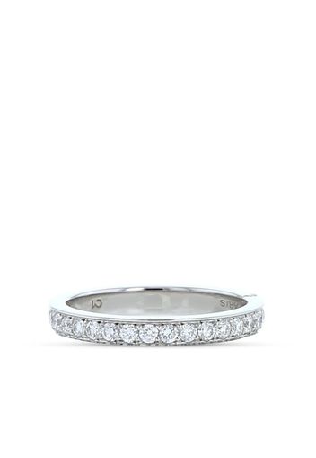Fred pre-owned platinum wedding diamond ring - Argento