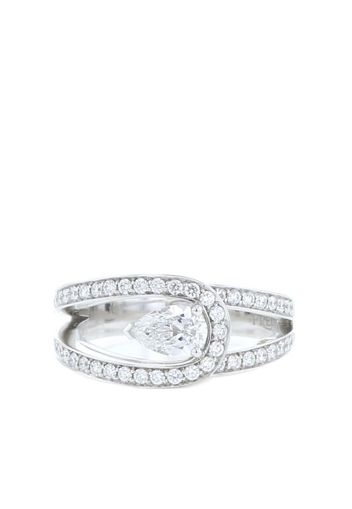 Fred pre-owned white gold Lovelight diamond ring - Argento