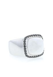 Fred 2000s 18kt white gold Pain de Sucre agate diamond ring - Argento