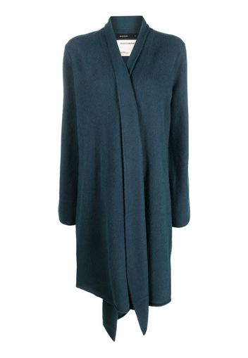 Frenckenberger open-front cashmere cardi-coat - Blu