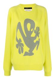 Frenckenberger x Richie Hawtin boyfriend sweater - Giallo