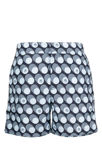 Frescobol Carioca polka-dot swim shorts - Blu