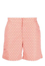 Frescobol Carioca Futevôlei-print swim shorts - Arancione