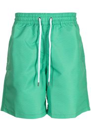 Frescobol Carioca drawstring-waist swim shorts - Verde