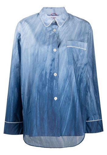 F.R.S For Restless Sleepers pipe-trim pajama shirt - Blu