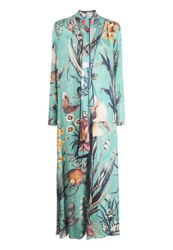 F.R.S For Restless Sleepers floral-print maxi dress - Blu