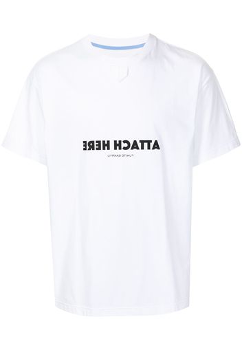 Fumito Ganryu T-shirt Attach Here - Bianco