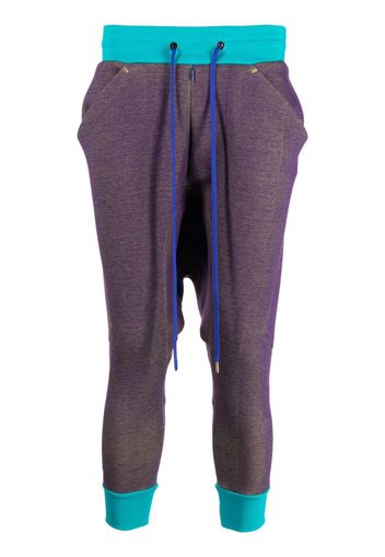 Fumito Ganryu Pantaloni crop con coulisse - Viola